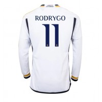 Real Madrid Rodrygo Goes #11 Replica Home Shirt 2023-24 Long Sleeve